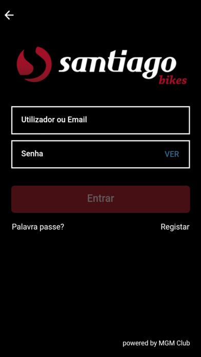 Cartão Cliente Santiago Bikes screenshot 4