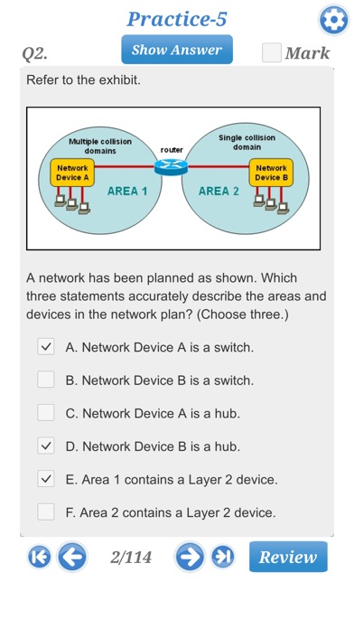 Cisco CCENT: 100-105 Exam screenshot 3