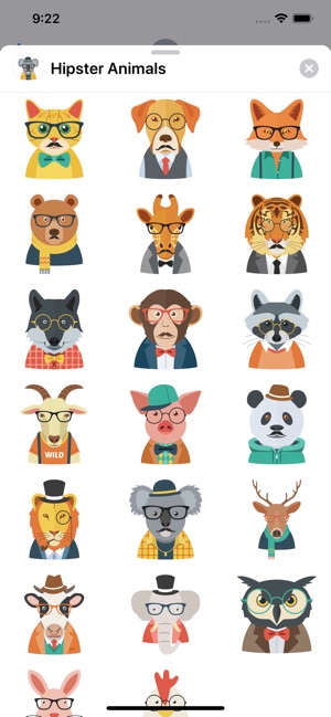 Cool Hipster Animals(圖1)-速報App