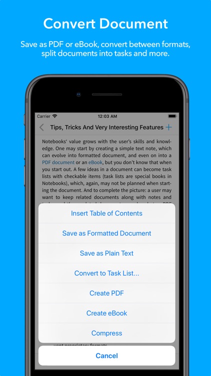 Notebooks - Write and Organize screenshot-6