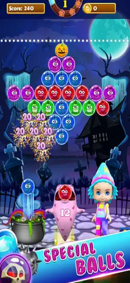 Game screenshot Bubble Wizards Dark Shoot apk