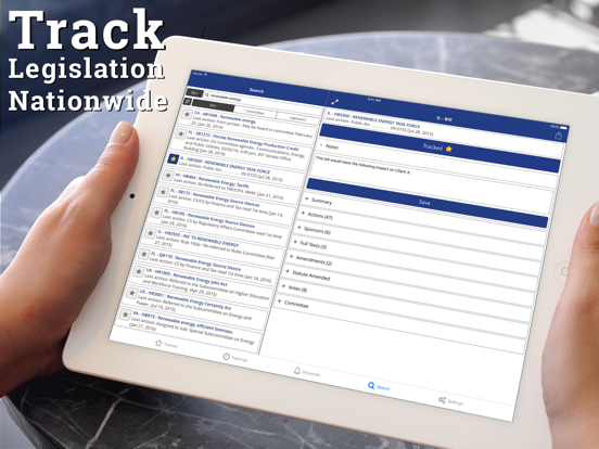 TrackBill: Legislation Tracker screenshot 6