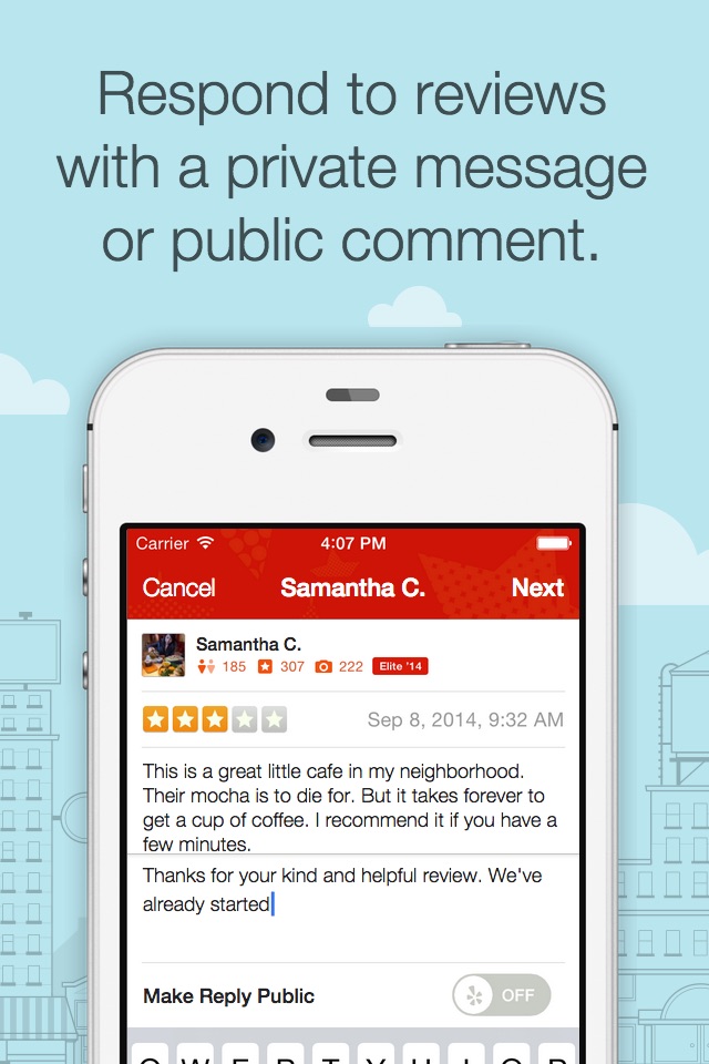 Yelp for Business App screenshot 3