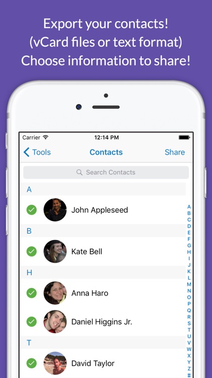Backup Contacts + Restore