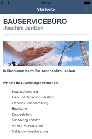 Bauservicebüro Joachim Janßen screenshot 2