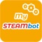 This app allows you to remotely control a STEAMbot robot, controlling in which direction it moves and how fast