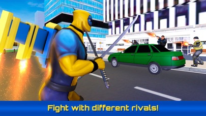 Dual Swords City Superhero Sim screenshot 2
