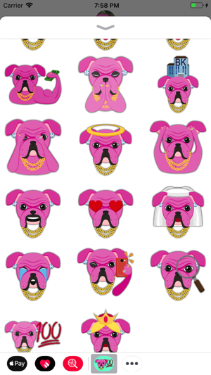 Blinged Out Pink Bulldog(圖3)-速報App