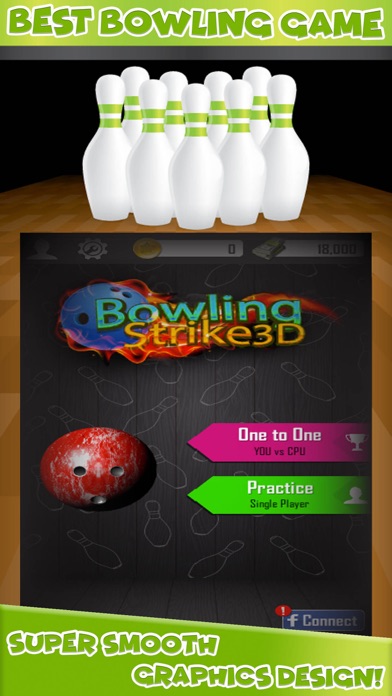 3D Bowling Strike King Real HD screenshot 2