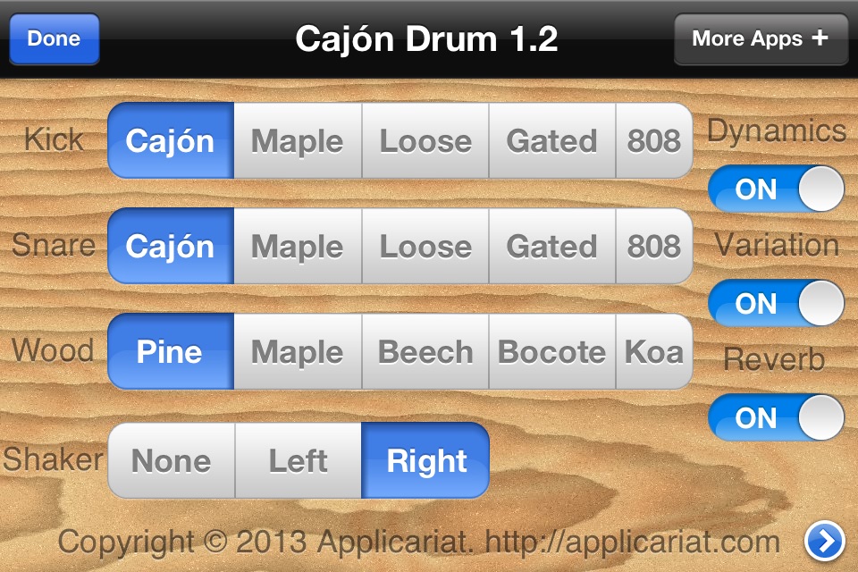 Cajón Drum screenshot 2