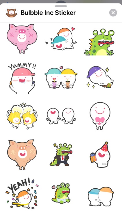 Bulbble Inc. Stickers