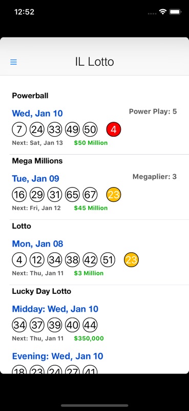 lucky day lotto midday results