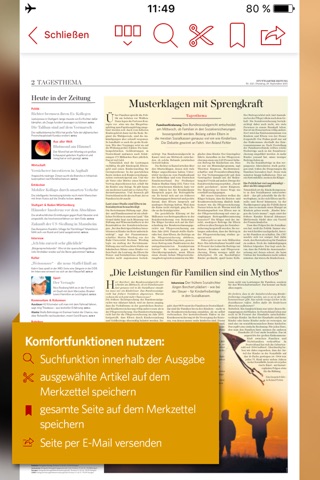 Stuttgarter Zeitung App screenshot 3
