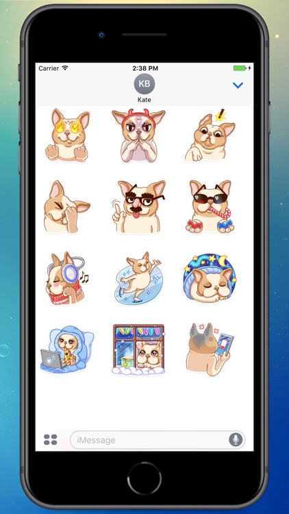 French Bulldog! Stickers