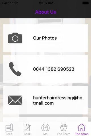 Hunter Hairdressing screenshot 3