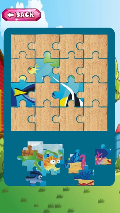 Puzzle Game Sea Ocean Cartoon screenshot 2