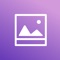 This application lets users create images with text for multiple social media sites without having to repeat entries or change dimensions of images