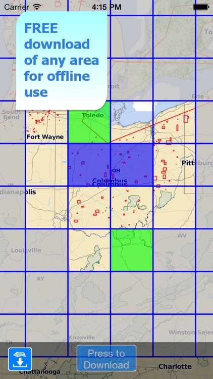 Aqua Map Ohio Lakes GPS HD screenshot-5