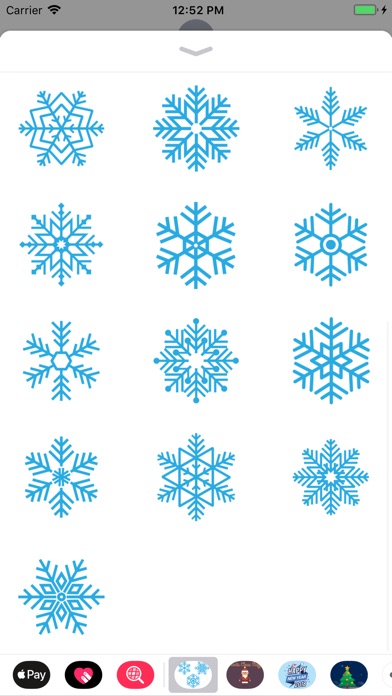 Winter - Snowflakes stickers screenshot 3