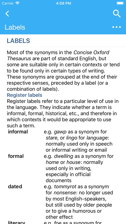 Oxford Dict. & Conc. Thes. screenshot-4