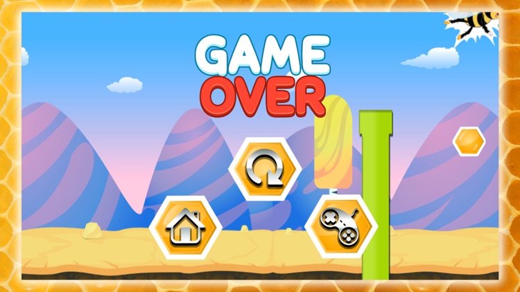 Flying Bee Honey Action Game screenshot-4