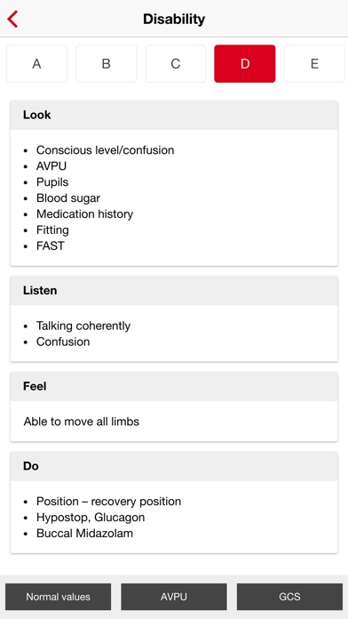 ABCDE Approach screenshot 3