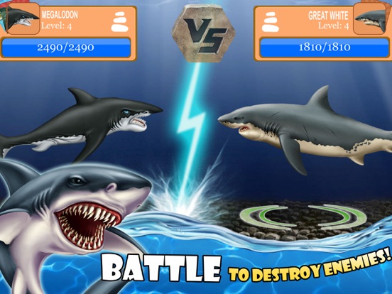 Shark World Water Battle Game By Free Pixel Games Ltd Ios United Kingdom Searchman App Data Information - escape from megalodon attack in sharkbite roblox