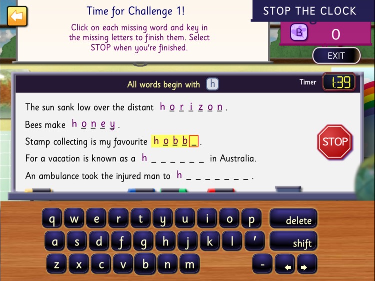 Spelling Games Grade 4 HD screenshot-3