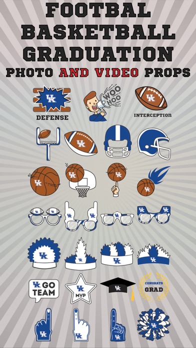 Kentucky Wildcats Animated Selfie Stickers screenshot 3