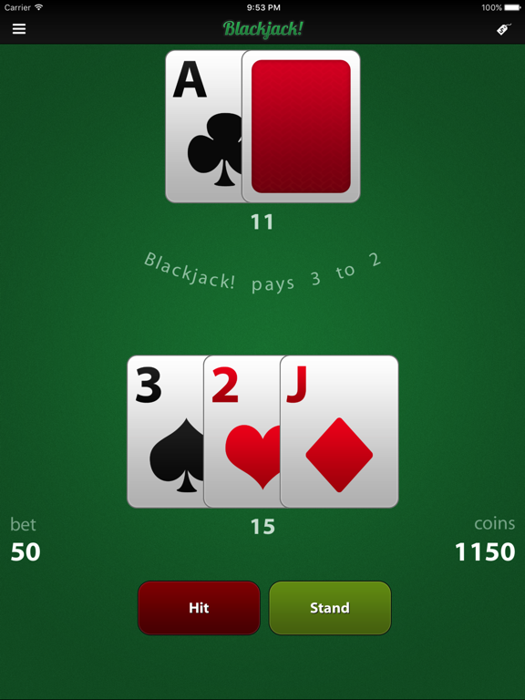 free blackjack app for iphone