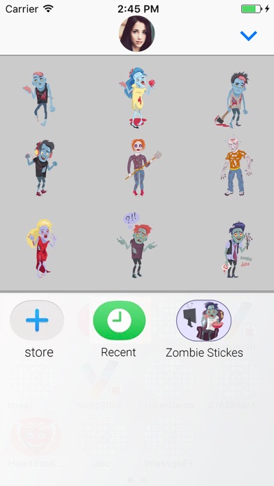 Zombie Animated Stickers screenshot 4