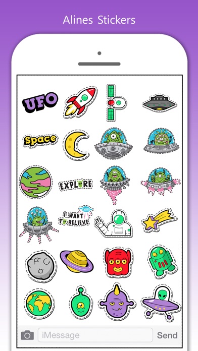 Aliens Stickers! screenshot 3