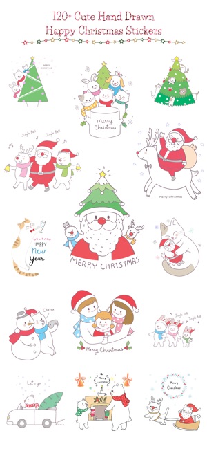 Cute Hand Drawn Christmas Pack(圖1)-速報App