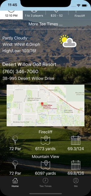 Desert Willow Golf Tee Times(圖2)-速報App