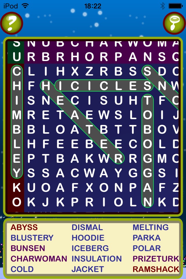 Epic Xmas 2014 Word Search - holiday wordsearch screenshot 2