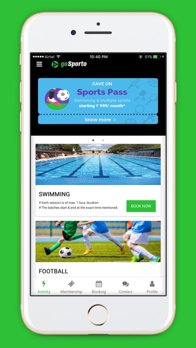 goSporto Sports & Fitness Pass screenshot 2