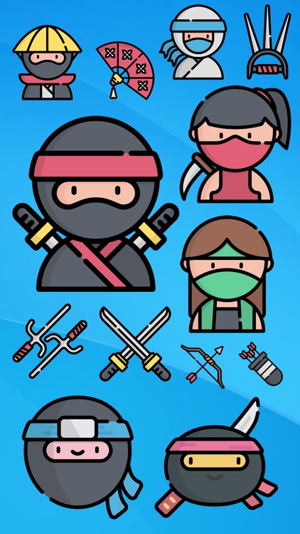 Clumsy Ninja Matching Go Go