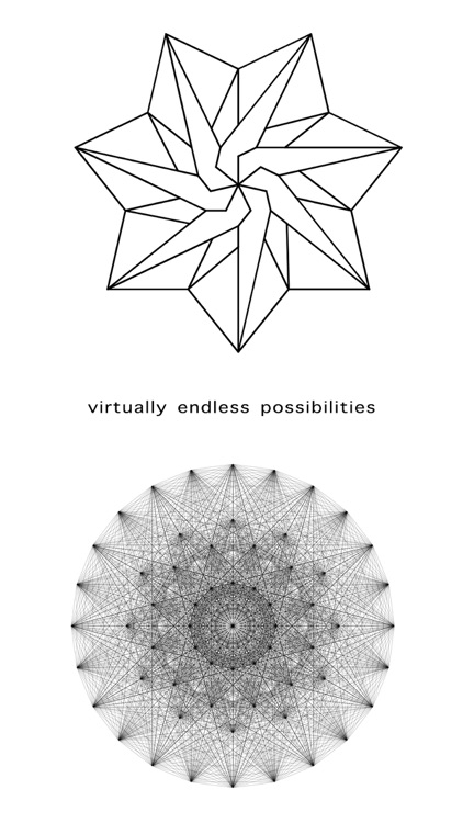 Entangle - Geometric drawing