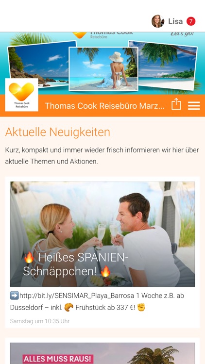 Thomas Cook Reisebüro Marzian