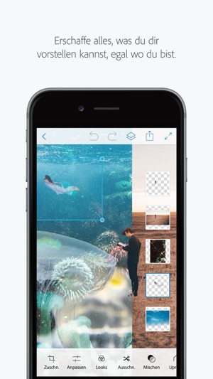 Adobe Photoshop Mix Fotomontagen Und Collagen Im App Store