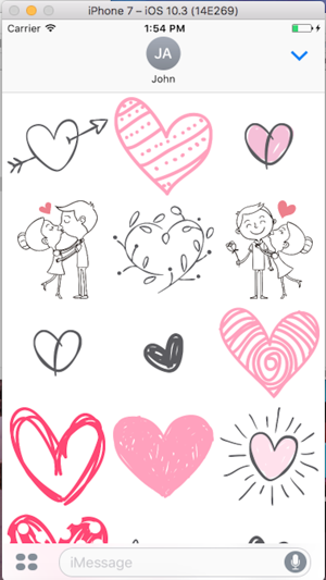 Couple Love - Emoji Sticker(圖2)-速報App