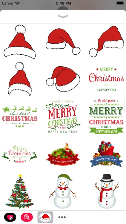 Christmas Stickers with Emojis