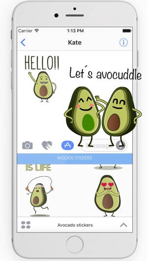 Funny Avocado Stickers Dancer(圖2)-速報App