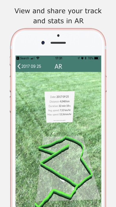Sports Tracker AR screenshot 2