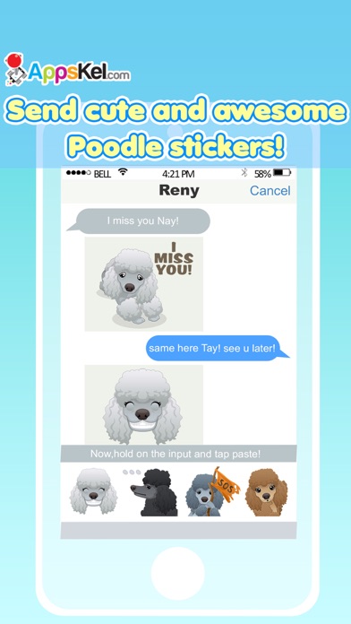 Toy Poodle Emoji Pro screenshot 3