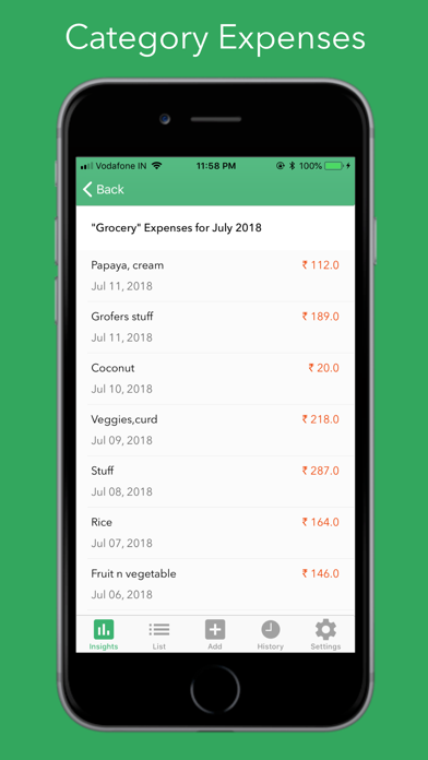 Cashier - for family expenses screenshot 3