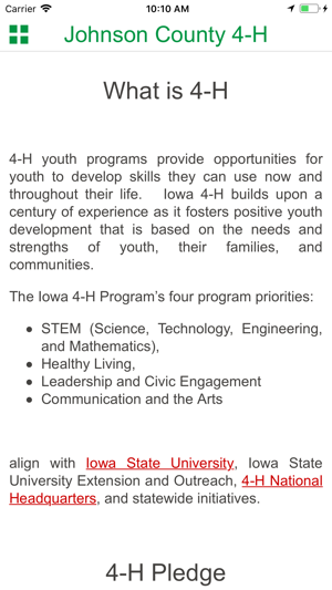 Johnson County Iowa 4-H