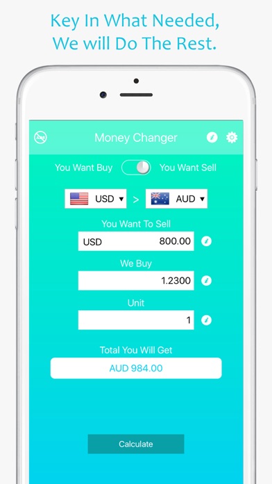 Money Changer Calculator screenshot 2