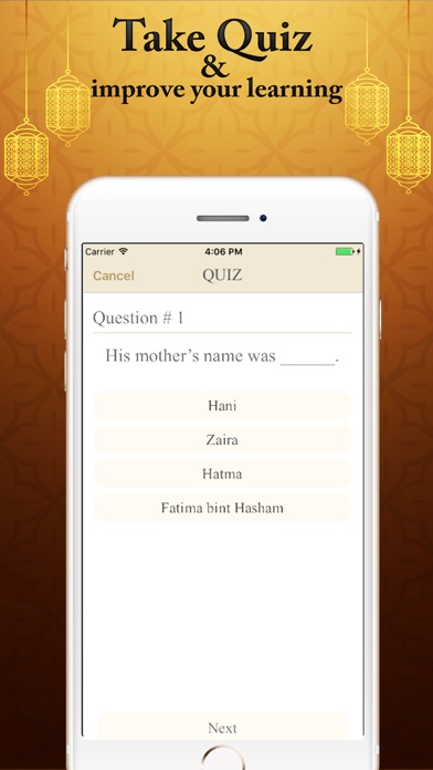 How to cancel & delete Hazrat Umar Farooq R.A Real Biography Quiz Quotes from iphone & ipad 3