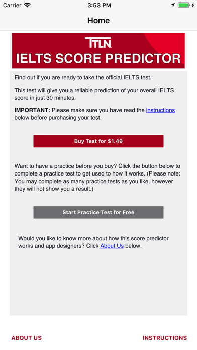 How to cancel & delete IELTS Score Predictor from iphone & ipad 1